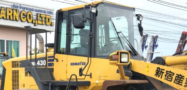 ขายรถตักล้อยาง KOMATSU WA430-6 ปี 2010 นำเข้าเองจากญี่ปุ่น สภาพสวยพร้อมใช้ ขายรถตักล้อยาง KOMATSU WA430-6 ปี 2010 นำเข้าเองจากญี่ปุ่น สภาพสวยพร้อมใช้
