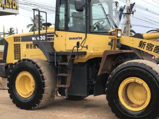ขายรถตักล้อยาง KOMATSU WA430-6 ปี 2010 นำเข้าเองจากญี่ปุ่น สภาพสวยพร้อมใช้ ขายรถตักล้อยาง KOMATSU WA430-6 ปี 2010 นำเข้าเองจากญี่ปุ่น สภาพสวยพร้อมใช้