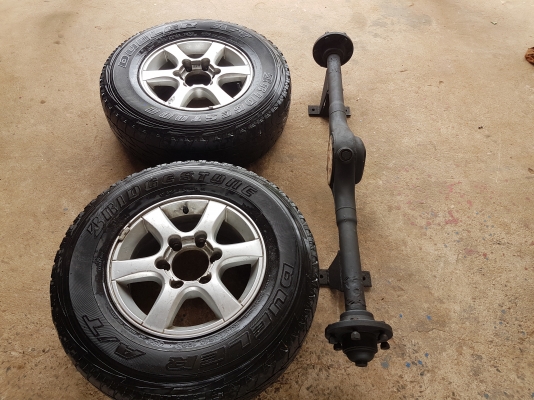 เพลาพร้อมล้อ1คู่