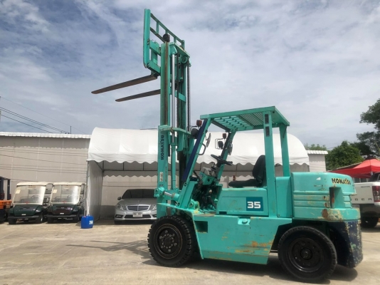 KOMATSU FG35-6 ขนาดยก 3.5ตัน เกียร์ออโต้ ขับง่าย เครื่องยนตร์เบนซิล เสาสูง3เมตร