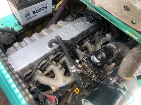 KOMATSU FG35-6 ขนาดยก 3.5ตัน เกียร์ออโต้ ขับง่าย เครื่องยนตร์เบนซิล เสาสูง3เมตร