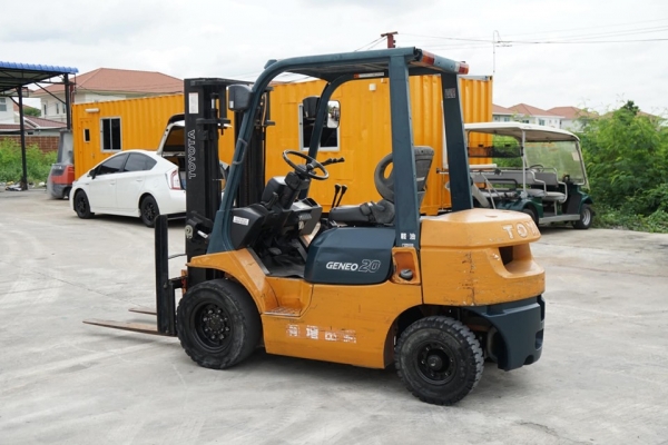 TOYOTA 7FD20 ขนาดยก2ตัน เครื่องยนตร์ดีเซล เสาสูง3เมตร นำเข้าโดยตรงจากญี่ปุ่น