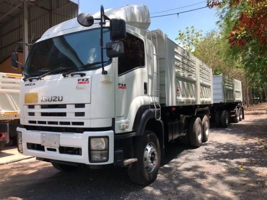 ขาย ISUZU 360 พ่วงแม่ลูก กระบะเหล็กสามมิตร รถปี 58 ใช้เงินดาว 2 แสน