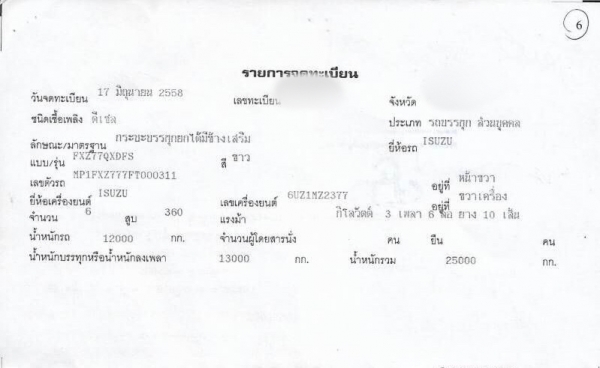 ขาย ISUZU 360 พ่วงแม่ลูก กระบะเหล็กสามมิตร รถปี 58 ใช้เงินดาว 2 แสน