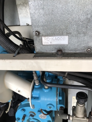 ปั้มลม kobelco made in japan 10 hp 8.5 บาร์ สภาพดี มี airdryer ในตัว พร้อมใช้งาน