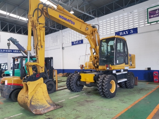 Komatsu PW130-6E เก่าUSA เอกสารอินวอย