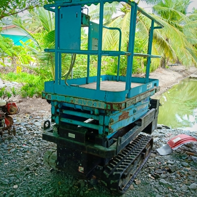 รถกระเช้าสูง4เมตร 24 โวล์  พร้อมใช้งาน