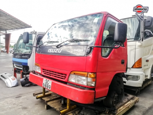 หัวเก๋ง ISUZU NPR การ์ตูน เครื่องยนต์ 4HE1 Turbo intercooler 150PS พร้อมเกียร์ Rocky 6เกียร์เดินหน้า สีแดง