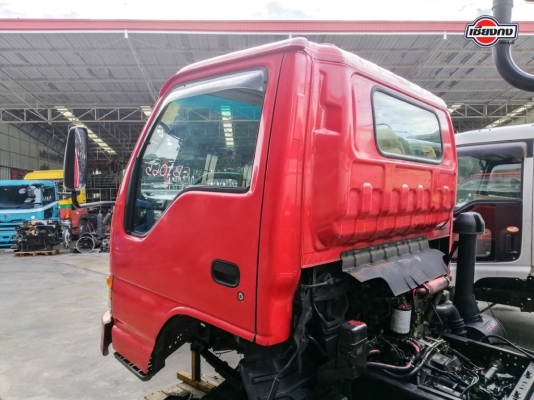 หัวเก๋ง ISUZU NPR การ์ตูน เครื่องยนต์ 4HE1 Turbo intercooler 150PS พร้อมเกียร์ Rocky 6เกียร์เดินหน้า สีแดง