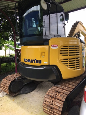 รถแบคโฮ Pc45mr-3 Komatsu รถห้าง รุ่นปัจจุบันยกหัวได้ มี GPS แสดงการทำงานรถ