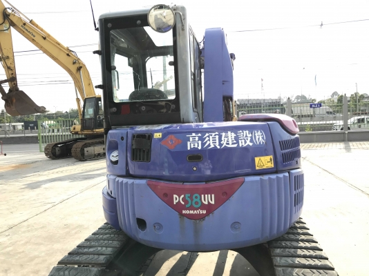 รถขุด KOMATSU PC58UU-3EO สภาพสวยกริ๊ปจากญี่ปุ่น ราคาไม่แพงครับ