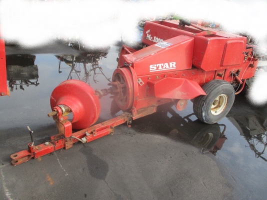 ขายเครื่องอัดฟาง STAR THB1010 เก่านอกญี่ปุ่น สภาพดี พร้อมใช้ 148000บาท โทร084-5424150 line id : rapinzat