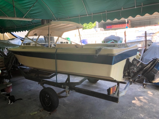 ขาย เรือยามาฮ่าพร้อมเครื่องและเทเลอร์ราคา98,0000