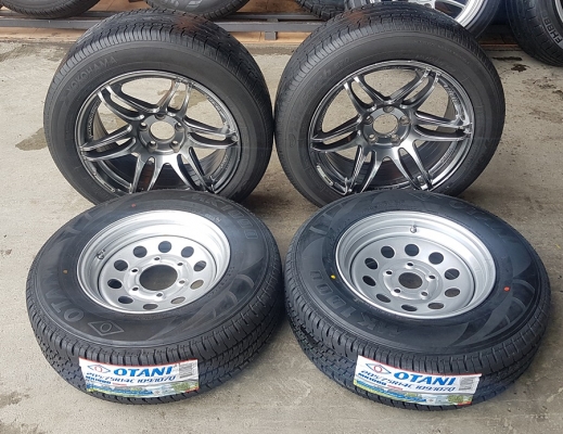 ขายล้อกะทะผ่าขอบ14 5รูยางใหม่ พร้อมล้อMR2 COSMIS ขอบ17
