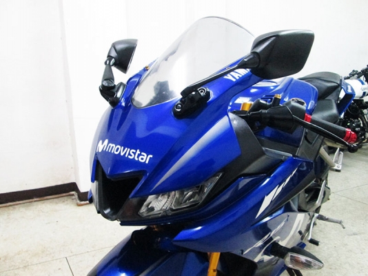 สด ผ่อน ขาย Yamaha R15 ปี 2019 ตัวใหม่ล่าสุด ลายพิเศษ Movistar ไมล์แท้ 6150 กม สภาพสวย