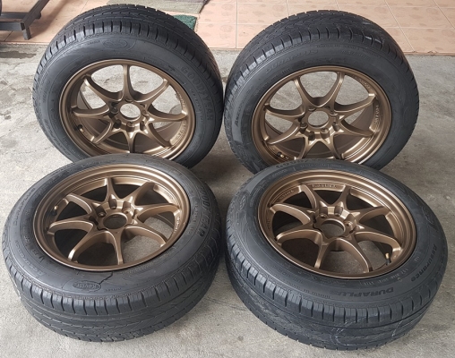 ล้อมือ2 CE28ขอบ15 4รู100-114 พร้อมยาง  4 ล้อ