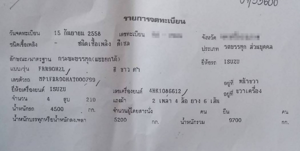 รถอีซูซุ 6 ล้อดัมพ์ FRR - 210 แรงม้า. ปี 58. สนใจติดต่อ 081 - 6079515 line ID : 081-6079515