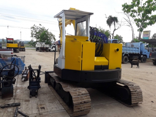 ขายรถขุดMITSUBISHI - MXR-55 เครื่องยนต์มิตซูบิชิ K4M ขนาด 4 สูบ คอนโทรลลูกหมาก ปั๊มเฟือง 3 ตอน มีใบมีด หลังคา แทรคเหล็ก รถเก่านอก มีเอกสาร ยังไม่เคยใช้งานในไทย