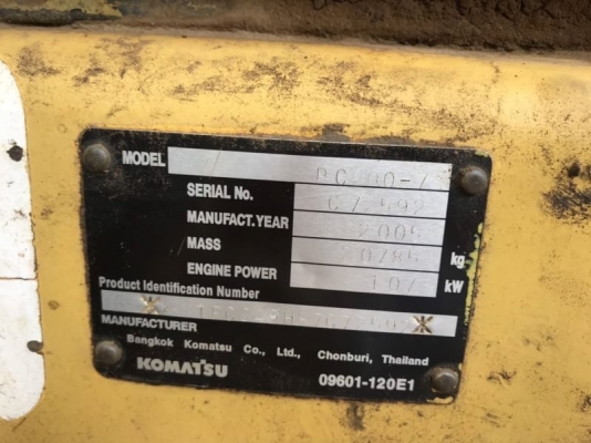 ขาย 865,000 KOMATSU pc 200-7 ปี 2005 ทำงาน  10,000 ชัวโมง เครื่องดี ปั้มแรง โซ่ใหม่ 2 ข้าง ไฟฟ้าครบ เอวแน่น แอร์หนาว  เอกสารอินวอยท์ รถสวยพร้อมใช้งาน รถอยู่  เพชรบูรณ์ 092-595-6777 061-446-2662 ญิ๋งยุ