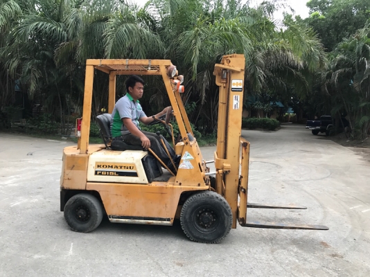 ขายFORKLIFT KOMATSU FG15-12(1.5ตัน) เสา3.0เมตร สวยเดิมจากญี่ปุ่น ยังไม่เคยใช้ในไทย 99,000เท่านั้น!!
