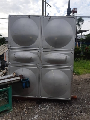 ขายถังน้ำสแตนเลส 15,000 ลิตร กว้าง 2 เมตร ยาว 3 เมตร สูง 2 เมตร 50 ราคา 45,000 บาทครับ