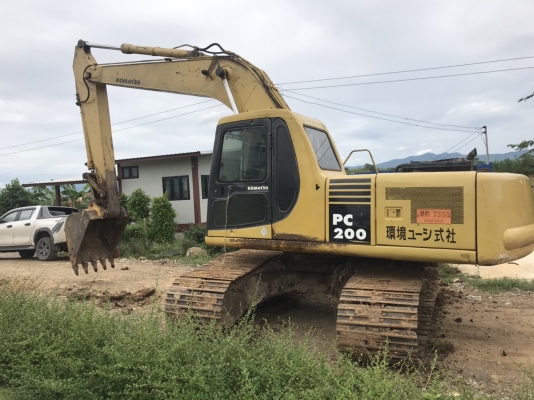 ขาย 590,000 KOMATSU pc 200-6 เล่มทะเบียน ไฟฟ้าครบ เครื่องดี ปั้มแรง เอวแน่น ช่วงล่างสวย รถพร้อมใช้งานเอกสารพร้อมโอน รถอยู่ เพชรบูณร์ 090-772-3710 090-772-3708