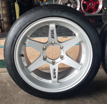 ล้อมือ2 TE37 ขอบ18 6รู139 พร้อมยาง 4 ล้อ ล้อมือ2 TE37 ขอบ18 6รู139 พร้อมยาง 4 ล้อ