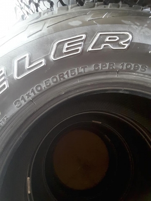 Bridcestone Dueler AT 31-10.5-15 ปี12 สวยๆ 1ชุด