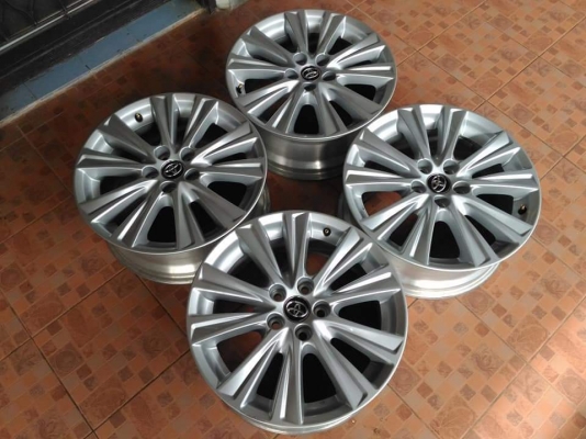 ล้อแม็กแท้ Toyota Alphard Vellfire ขอบ 18*7.5,ET45,5h114.3 สภาพสวย เดิมๆ ขายถูกๆ ทั้งชุด 18,900.- /ใส่ฟรี รับเทิร์น รับบัตรเครดิตทุกธนาคาร ส่งได้ทั่วไทย