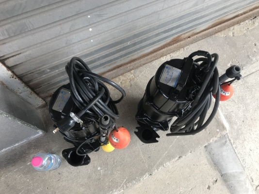 ขายไดโว่ Ebara 1HP. 220V ไฟบ้าน รุ่นมีลูกลอยตัดการทำงานในตัว made in Japan สภาพสวยมาก ขนาดท่อ 2นิ้ว หมุนนิ่ม พร้อมใช้งาน มี 2ตัวครับ