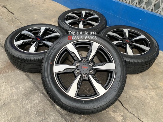 ล้อแม็กป้ายแดง Toyota Fortuner TRD ขอบ 20 พร้อมยางป้ายแดง 265-50-20 Dunlop ปี 19 สวยกริ๊บ ใหม่มาก