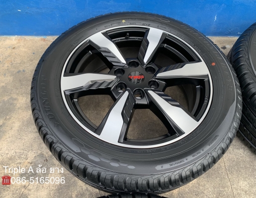 ล้อแม็กป้ายแดง Toyota Fortuner TRD ขอบ 20 พร้อมยางป้ายแดง 265-50-20 Dunlop ปี 19 สวยกริ๊บ ใหม่มาก
