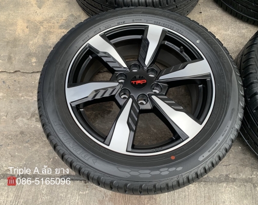ล้อแม็กป้ายแดง Toyota Fortuner TRD ขอบ 20 พร้อมยางป้ายแดง 265-50-20 Dunlop ปี 19 สวยกริ๊บ ใหม่มาก