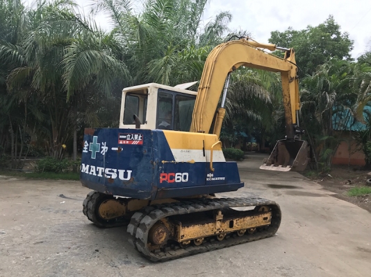 ขายแบคโฮ KOMATSU PC60-6(ปั้มนิ้ว) ครบๆ สวยเดิมจากญี่ปุ่น ทำงานสมบูรณ์ทุกระบบ 690,000 เท่านั้น!!