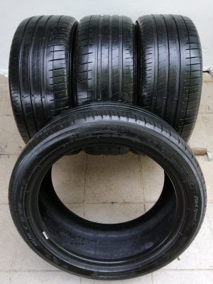 ยาง Michelin PS3 235 45 18 ปลายปี17 ดอกเต็ม ไม่มีปะ ใช้ยาว ราคาไม่แพง