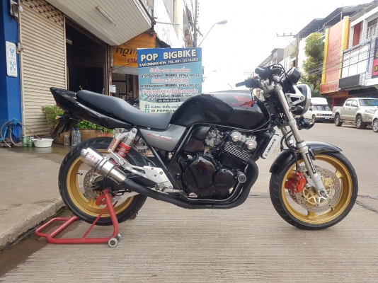ขาย HONDA CB400 TECH1 ปี2000 เดิมๆ มีท่อแต่ง กันล้ม การ์ดหม้อน้ำ แฮนด์บาร์ อินวอยส์ สรรพสามิตร ราคา 