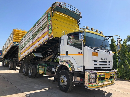 ISUZU DECA FXZ 360 ปี 56 แม่ลูกดัมพ์เหล็กเกษตร อู่ SKT พิษณุโลก #ใส่ของได้30ตัน สภาพรถเดิมๆ ไม่เคยเก ISUZU DECA FXZ 360 ปี 56 แม่ลูกดัมพ์เหล็กเกษตร อู่ SKT พิษณุโลก #ใส่ของได้30ตัน สภาพรถเดิมๆ ไม่เคยเก