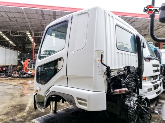 หัวเก๋ง FUSO FM1524 (หัวปลาดุก) 6M60 TURBO 240 PS สีขาว