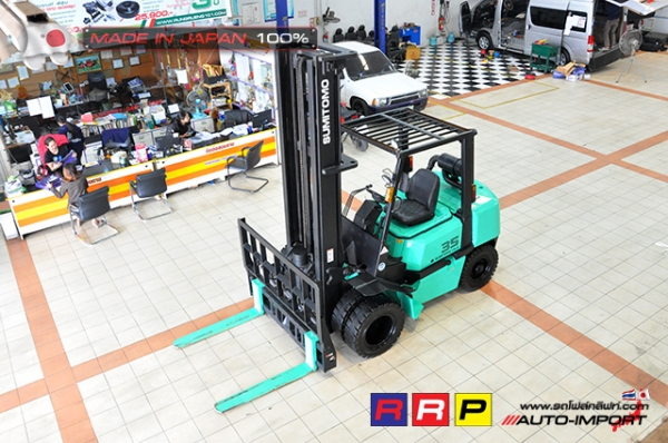 ขายรถโฟล์คลิฟท์มือสอง SUMITOMO รุ่น FD35PVIIIS6S-D4G-10208 นำเข้าจากประเทศญี่ปุ่น 100\% ไม่เคยใช้งานในไทย
