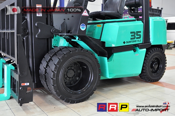 ขายรถโฟล์คลิฟท์มือสอง SUMITOMO รุ่น FD35PVIIIS6S-D4G-10208 นำเข้าจากประเทศญี่ปุ่น 100\% ไม่เคยใช้งานในไทย