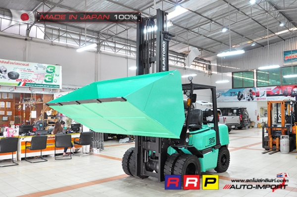 ขายรถโฟล์คลิฟท์มือสอง SUMITOMO รุ่น FD35PVIIIS6S-D4G-10208 นำเข้าจากประเทศญี่ปุ่น 100\% ไม่เคยใช้งานในไทย