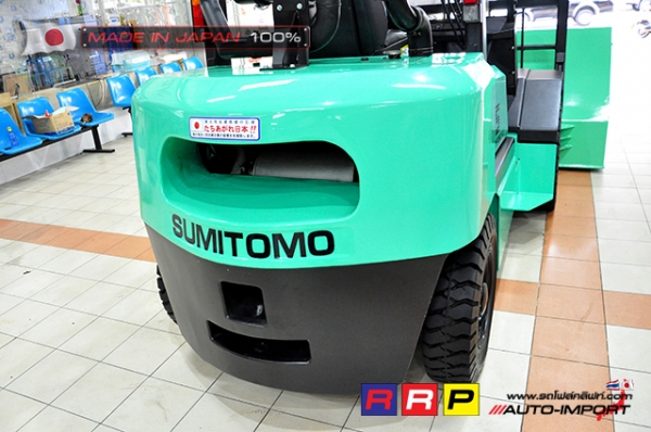 ขายรถโฟล์คลิฟท์มือสอง SUMITOMO รุ่น FD35PVIIIS6S-D4G-10208 นำเข้าจากประเทศญี่ปุ่น 100\% ไม่เคยใช้งานในไทย