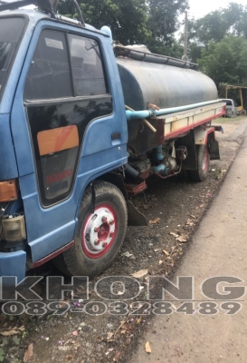 ขายด่วน รถน้ำ6000ลิตร Isuzu4BE1 เครื่อง115แรง คัสซีสวย ถังไม่ผุ มีเครื่องดูดน้ำเข้าออก แยกจากรถเดิมใช้ลาดถนน ไม่มีทะเบียน เพียง 155000 บาท