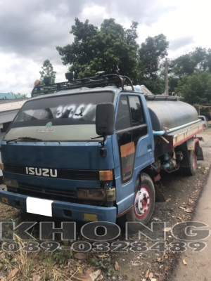 ขายด่วน รถน้ำ6000ลิตร Isuzu4BE1 เครื่อง115แรง คัสซีสวย ถังไม่ผุ มีเครื่องดูดน้ำเข้าออก แยกจากรถเดิมใช้ลาดถนน ไม่มีทะเบียน เพียง 155000 บาท
