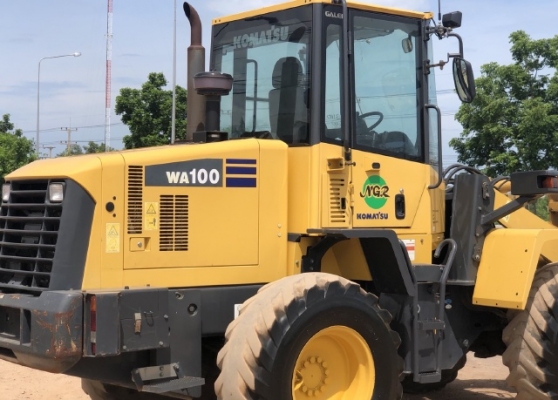 ขายรถตักล้อยาง KOMATSU WA100-5 แขนยาวพิเศษ นำเข้าเองจากญี่ปุ่น สภาพสวยพร้อมใช้ มีVDOการทำงานครับ