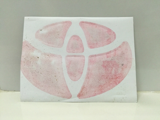 ขายโลโก้แดงติดฝาท้าย TOYOTA รุ่น ALPHARD ปี 08-14 ขายโลโก้แดงติดฝาท้าย TOYOTA รุ่น ALPHARD ปี 08-14