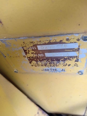ขายจ้า..KOMATSU D20P-7E เก่านอกแท้  เดิมๆๆ  สภาพสวย ช่วงล่างแน่น ลองระบบกันได้ทุกวัน โทร 089-3818694 จ๊อย