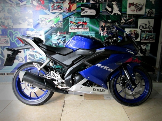 r15 155 สีน้ำเงิน ตัวใหม่ 4 วาวล์แปรผัน โช้คหน้าหัวกลับ 59900