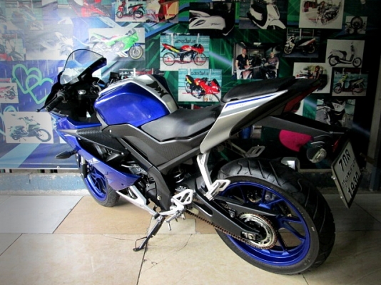 r15 155 สีน้ำเงิน ตัวใหม่ 4 วาวล์แปรผัน โช้คหน้าหัวกลับ 59900 r15 155 สีน้ำเงิน ตัวใหม่ 4 วาวล์แปรผัน โช้คหน้าหัวกลับ 59900