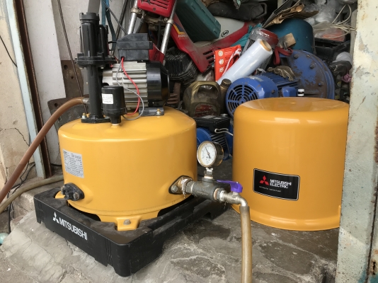ขายปั๊มน้ำอัตโนมัติ Mitsubishi 200W พร้อมฝาครอบของใหม่ สภาพดี หมุนนิ่ม ตรวจเช็คแรงดันเรียบร้อย ไม่มีรั่วซึม พร้อมใช้งาน ราคา 2,800 บาทพร้อมส่ง